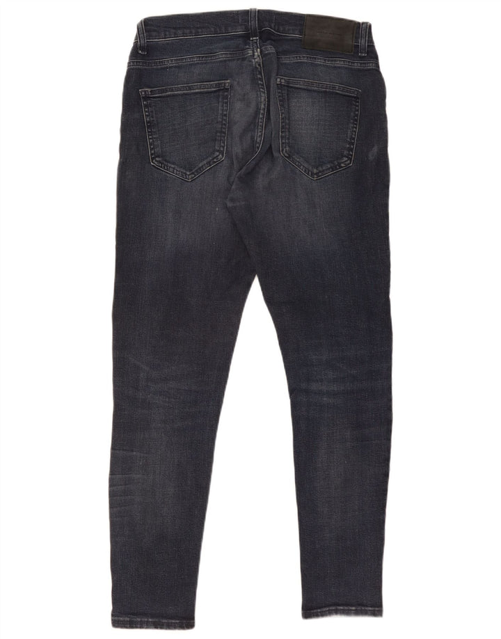 Zara Herren Slim Jeans EU 40 Medium W31 L28 Marineblau Baumwolle