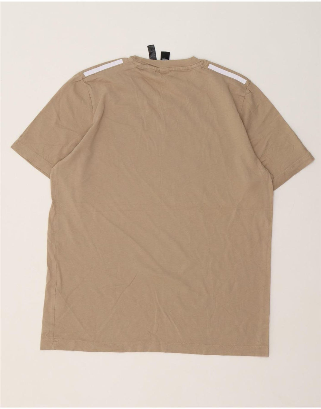 Adidas Herren T-Shirt Top Mittelbeige Baumwolle