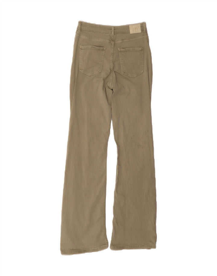 ZARA Womens Flared Jeans EU 38 Small W28 L34 Beige Vintage Zara and Second-Hand Zara from Messina Hembry 