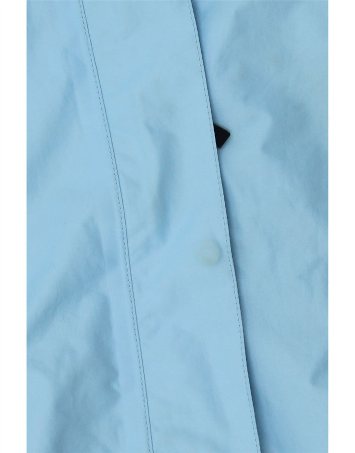 Helly Hansen Mädchen-Regenjacke mit Kapuze, 13–14 Jahre, blaues Polyester