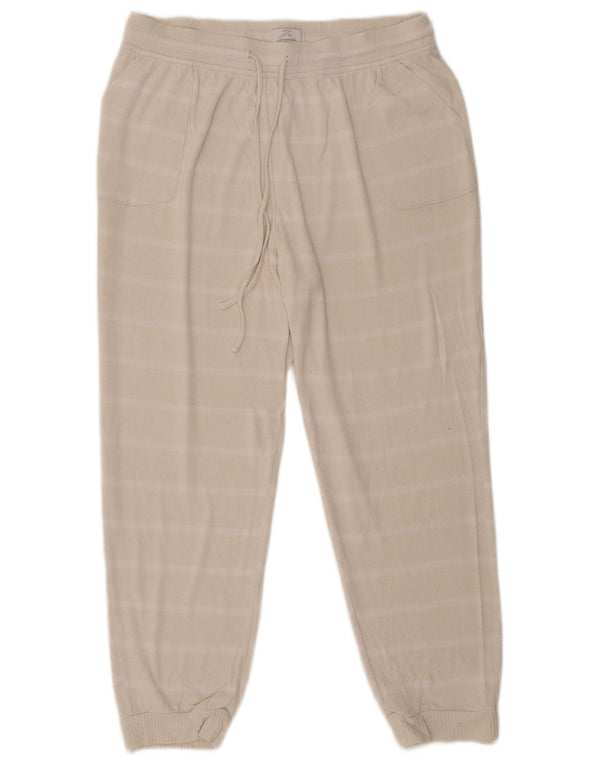 Fat Face Damen-Trainingshose, Jogginghose, Gr. 40, Größe L, gebrochenes Weiß, gestreift