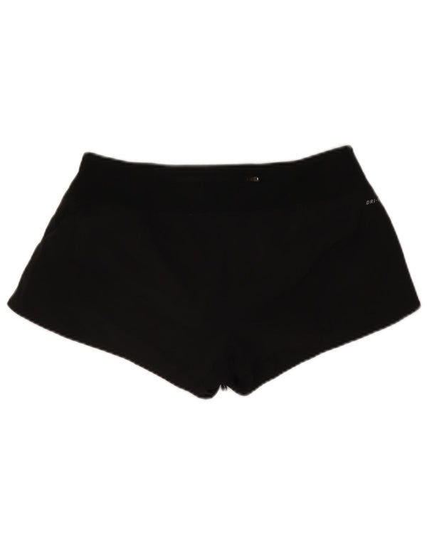 Nike Damen Dri Fit Sport Shorts UK 14 Medium Schwarz