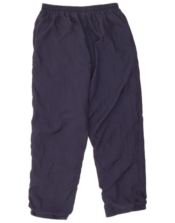 Vintage wasserdichte Herrenhose UK 38/40 Medium Navy Blue Colourblock