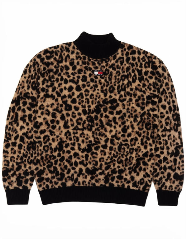 Tommy Hilfiger Rollkragenpullover für Damen, Gr. 14, Mittelbraun