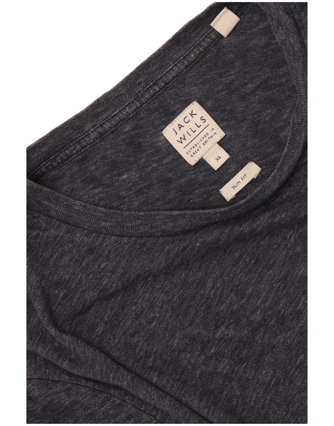 Jack Wills Herren Slim Fit T-Shirt Top XL Grau