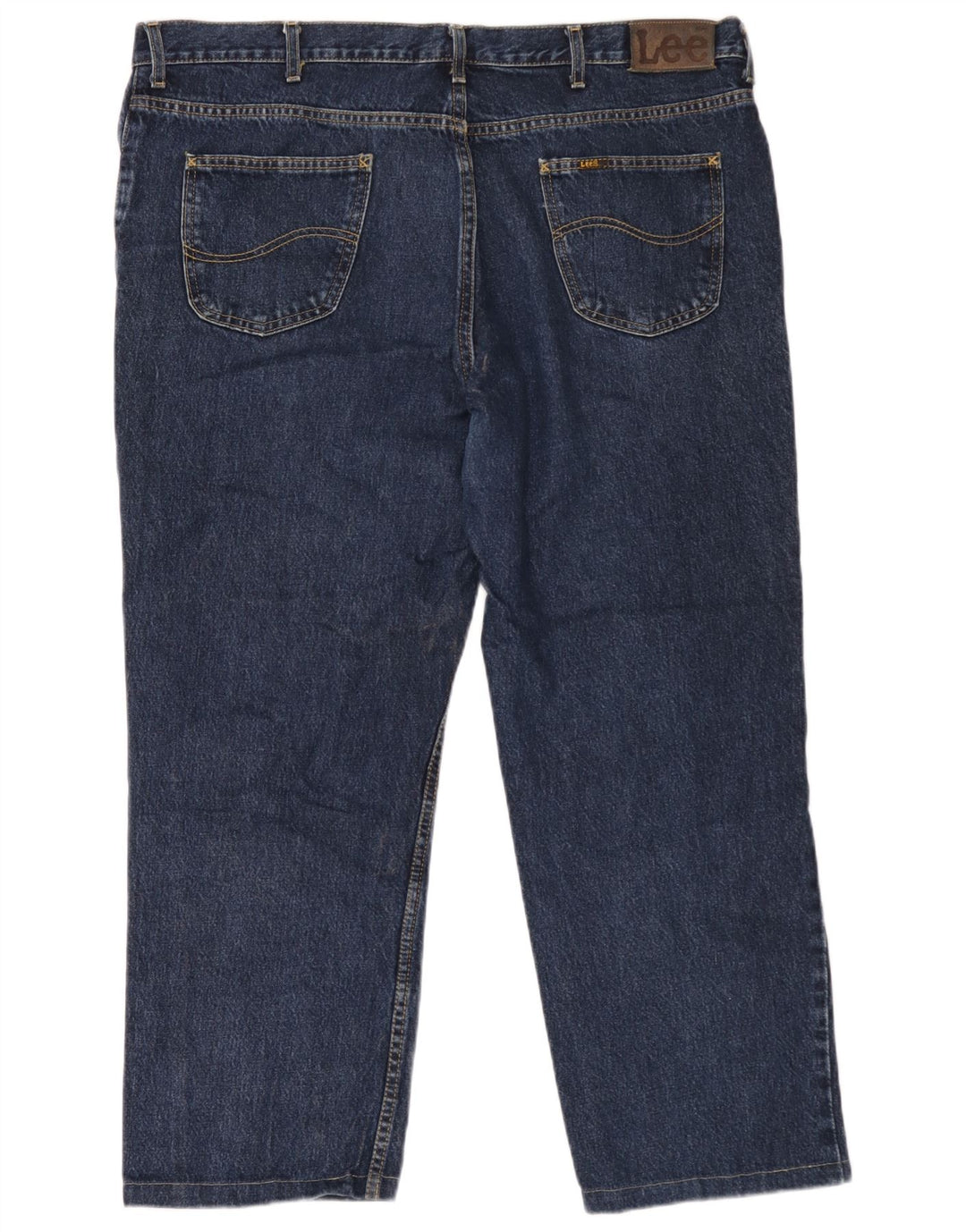 Lee Herren Straight Jeans W44 L27 Marineblaue Baumwolle