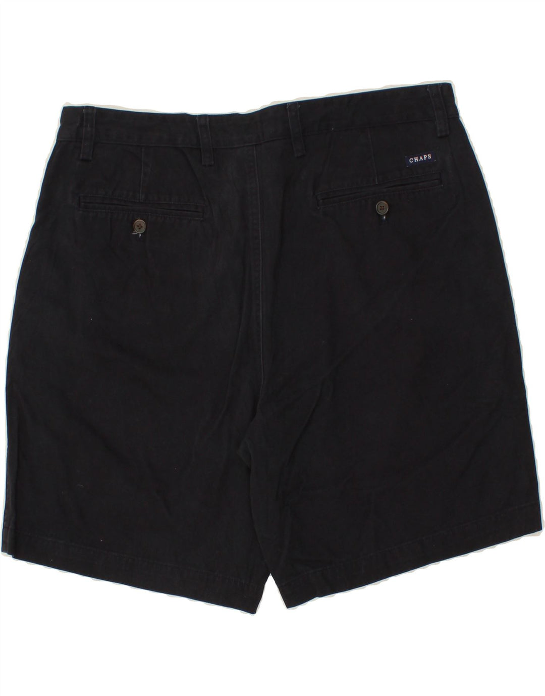 CHAPS Mens Chino Shorts W38 XL Navy Blue Cotton Vintage Chaps and Second-Hand Chaps from Messina Hembry 
