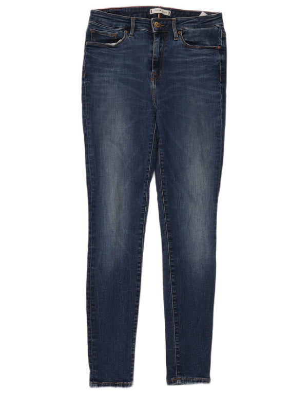 Tommy Hilfiger Damen Como Skinny Jeans W27 L28 Blaue Baumwolle