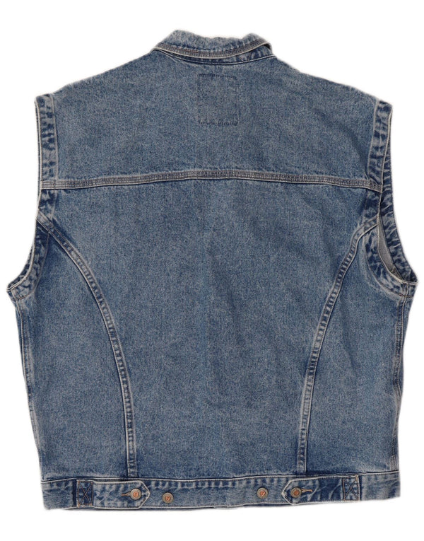 Paddock's Mens Denim Gilet UK 42 XL Blue