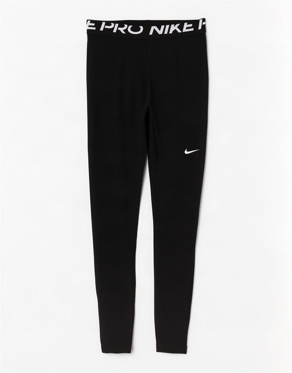 Nike Damen Dri Fit Graphic Leggings UK 8 Small Schwarz Polyester