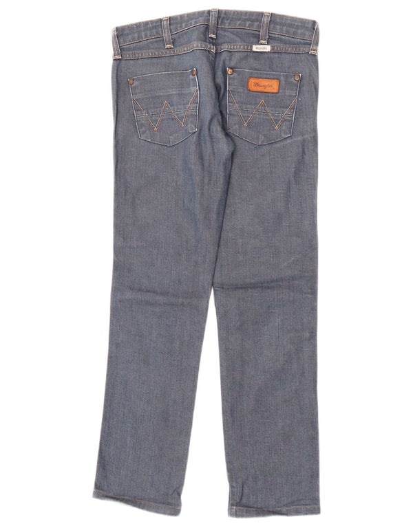 Wrangler Damen Lia Straight Jeans W27 L28 Blaue Baumwolle
