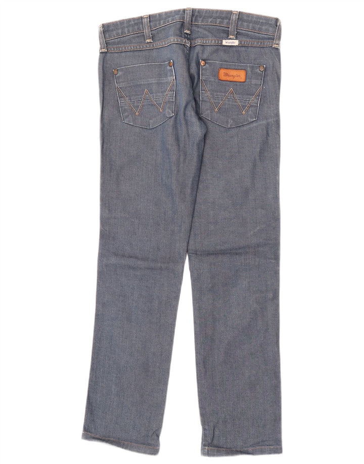 Wrangler Damen Lia Straight Jeans W27 L28 Blaue Baumwolle