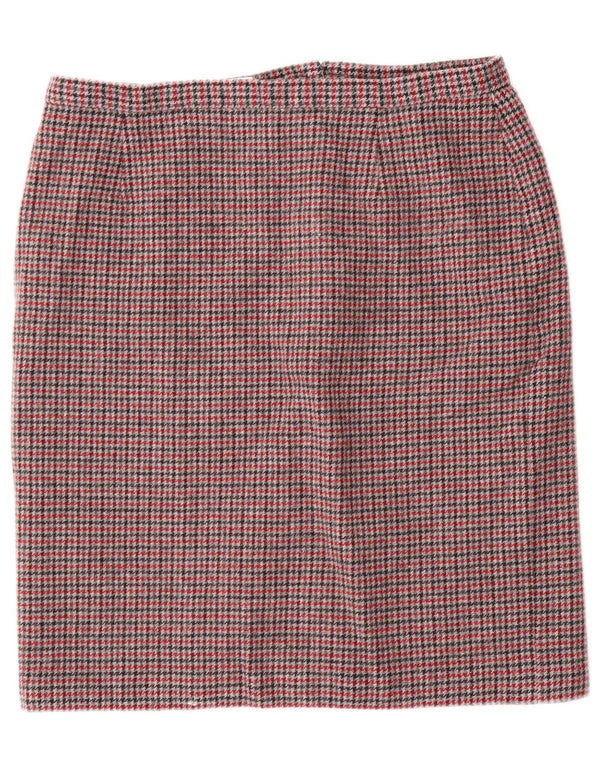 Eastex Damen Bleistiftrock UK 20 2XL W34 Mehrfarbige Hahnentrittwolle