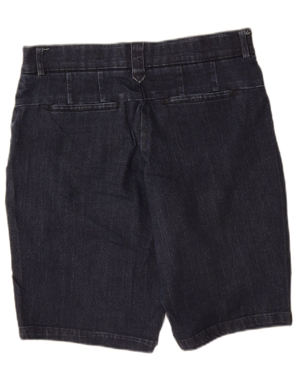 LEE Damen Jeansshorts US 8 Medium W28 Marineblaue Baumwolle
