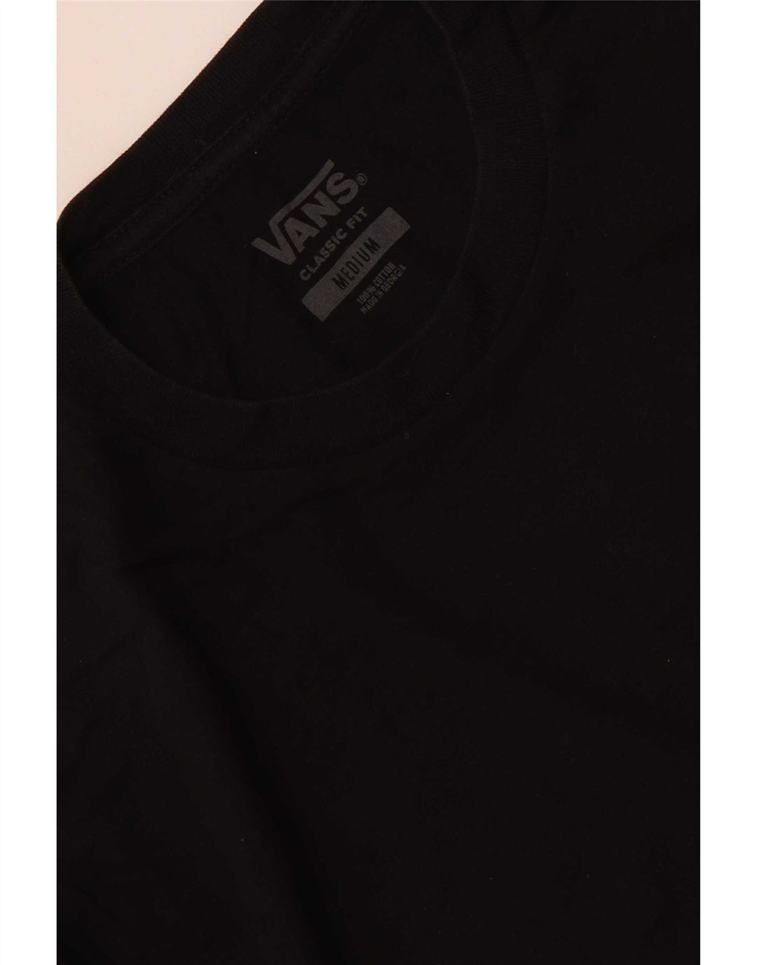 Vans Herren-T-Shirt mit klassischer Passform, mittelschwarze Baumwolle