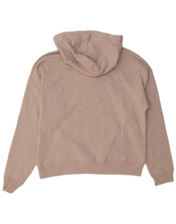 Champion Damen-Pullover mit übergroßem Kapuzenpullover, Gr. 10, Größe S, rosa, gesprenkelte Baumwolle