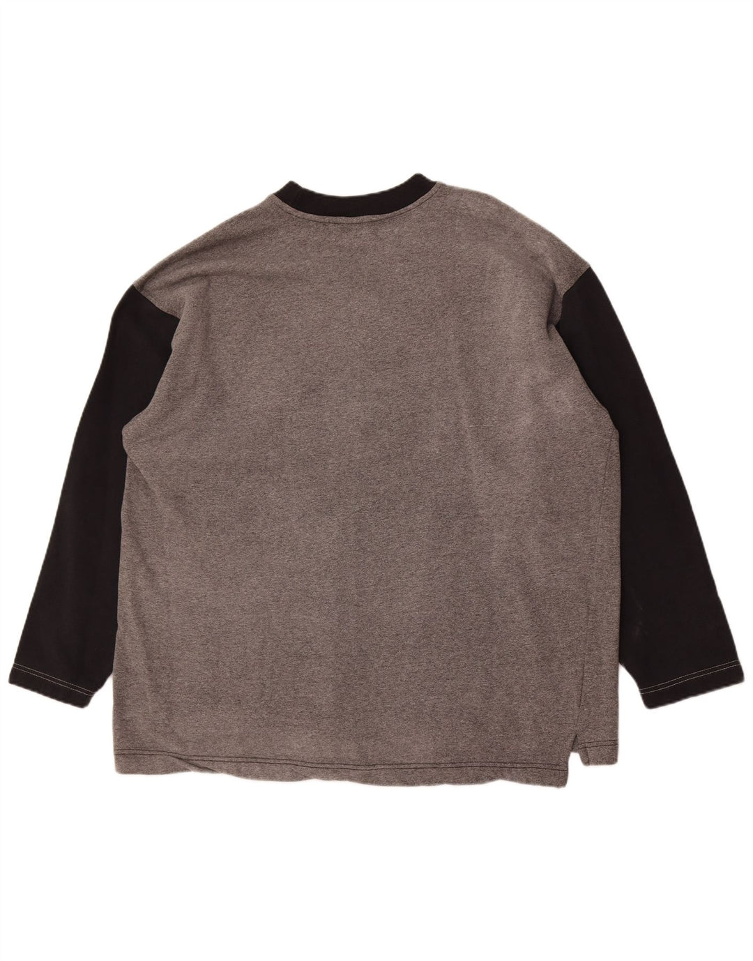 Champion Herren Sweatshirt Pullover XL Grau Colourblock Baumwolle