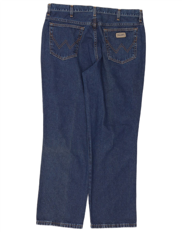 Wrangler Herren Ohio Straight Jeans W38 L30 Blaue Baumwolle