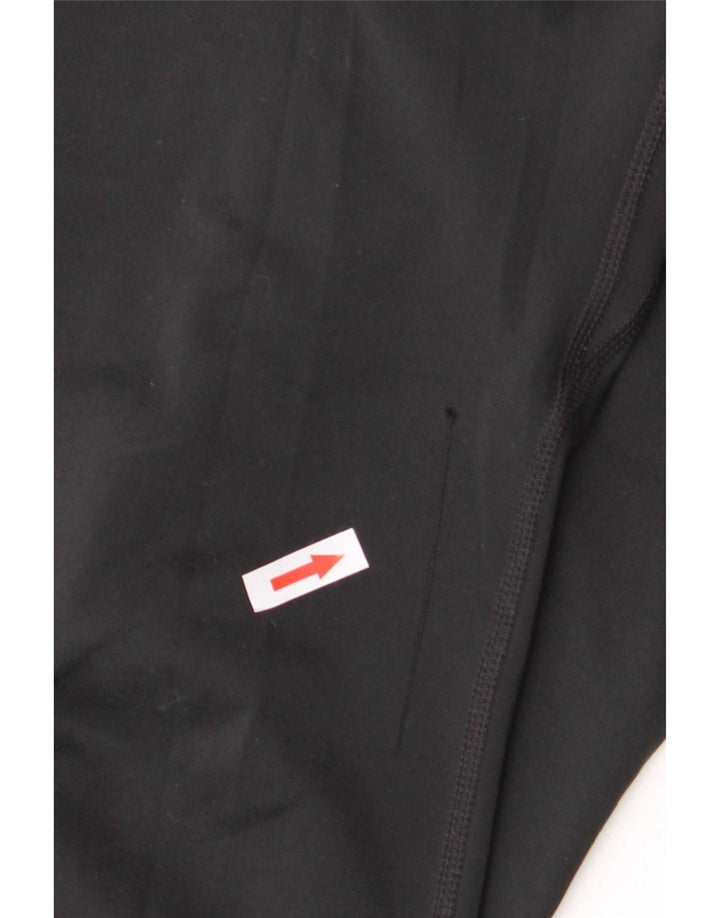 Nike Womens Graphic Leggings UK 10 Small Schwarz Polyester