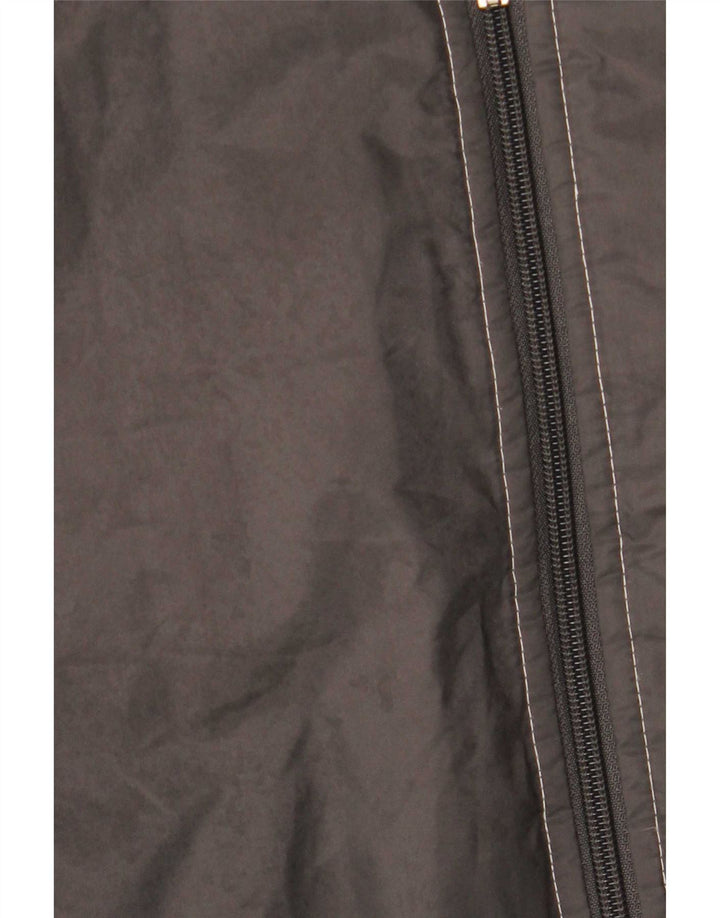 Umbro gepolsterte Herrenjacke mit Kapuze, UK 36, kleines graues Nylon