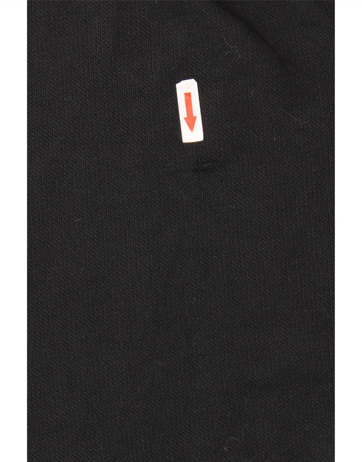 Zara Damen Übergroßer Kapuzenpullover UK 16 Large Schwarz Polyester