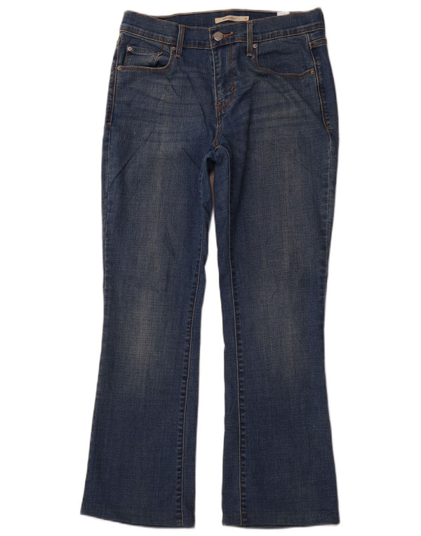 LEVI'S Damen 515 Bootcut Jeans US 6 Medium W32 L28 Blaue Baumwolle
