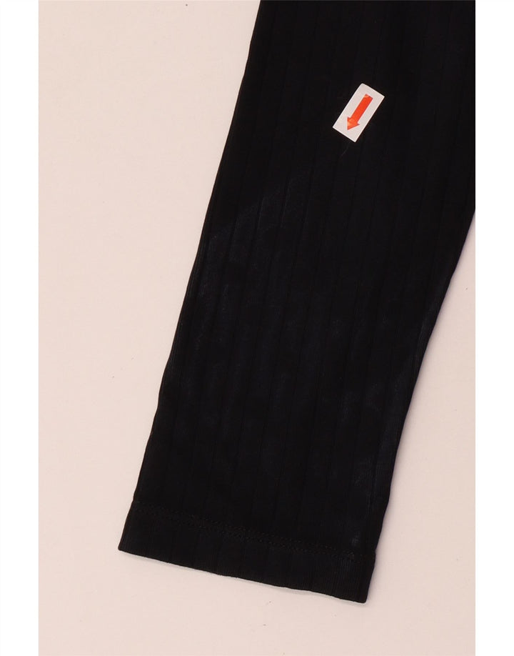 CALVIN KLEIN JEANS Damen Top Langarm UK 12 Medium Marineblau Polyamid