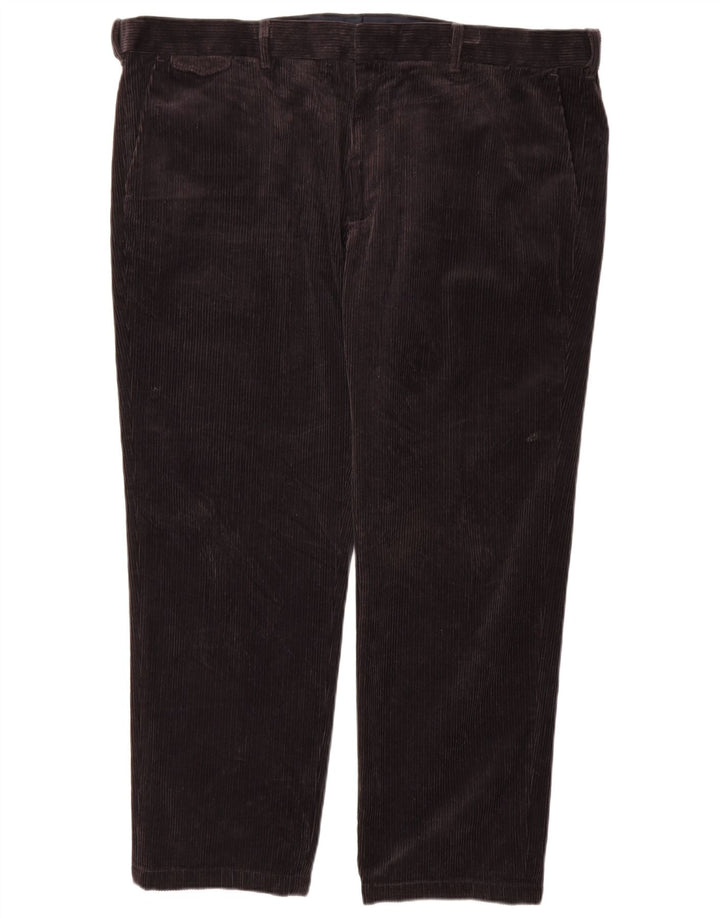 Marks & Spencer Herren Straight Regular Cordhose W44 L29 Schwarz