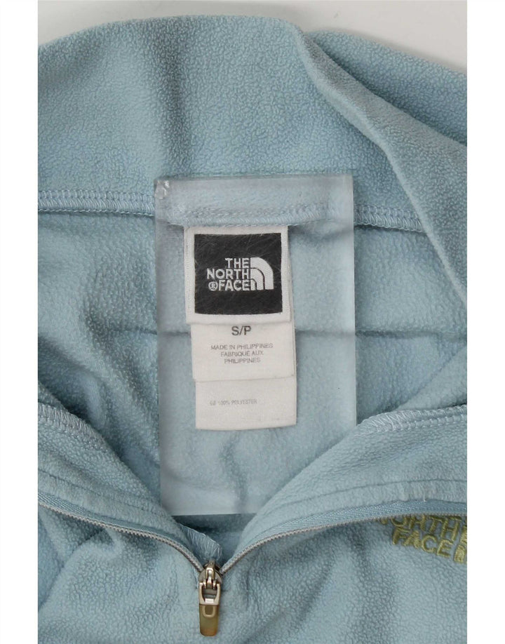 The North Face Damen-Fleecepullover mit Reißverschluss am Hals, UK 10, Größe S, Blau, Polyester