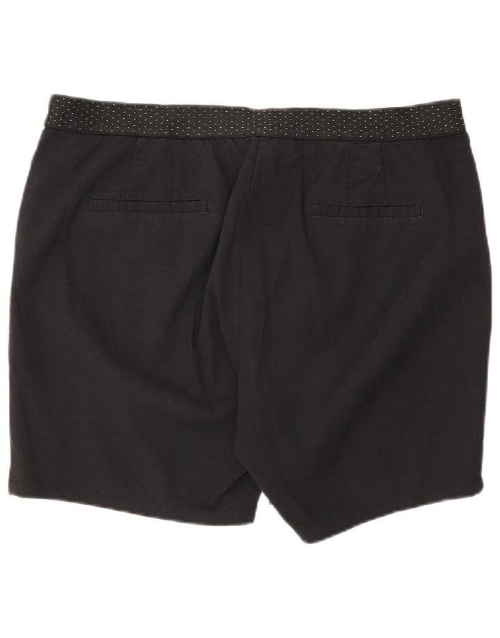 Zara Damen Chinoshorts XL W32 Schwarz