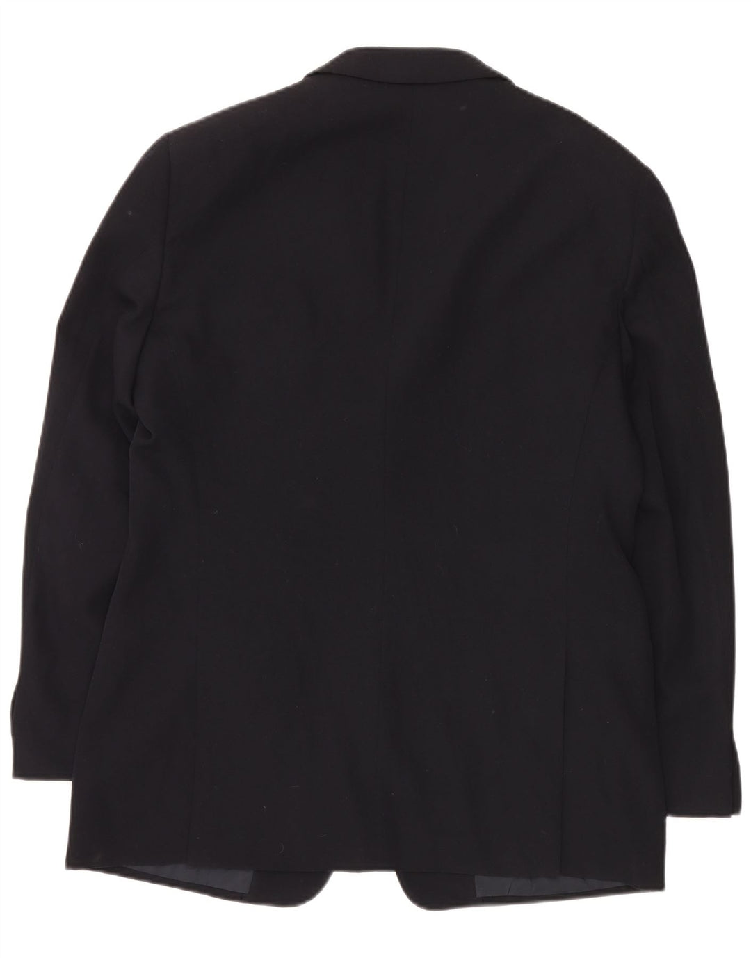 Armani Collezioni Herren 3-Knopf-Blazerjacke IT 52 XL Marineblaue Viskose