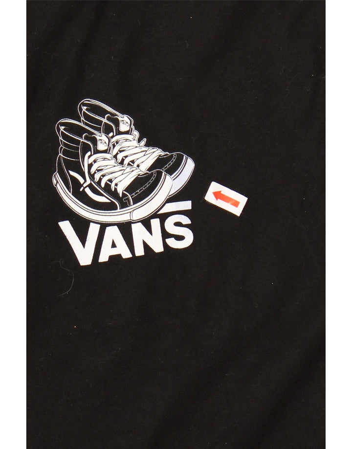 VANS Herren Classic Fit Graphic T-Shirt Top XL Schwarz Baumwolle
