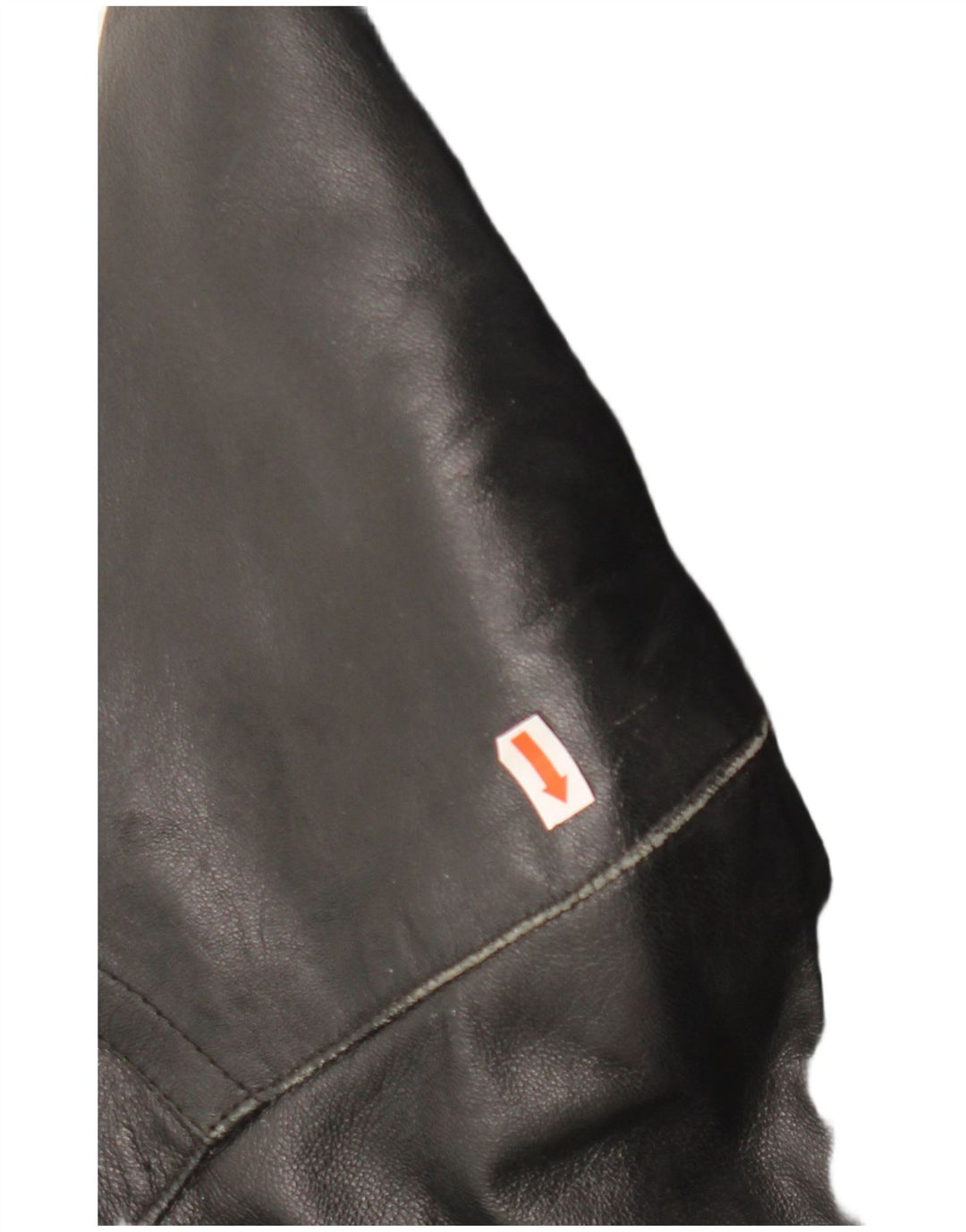 LAVORAZIONE ARTIGIANA Damenmantel UK 12 Mittelschwarzes Leder