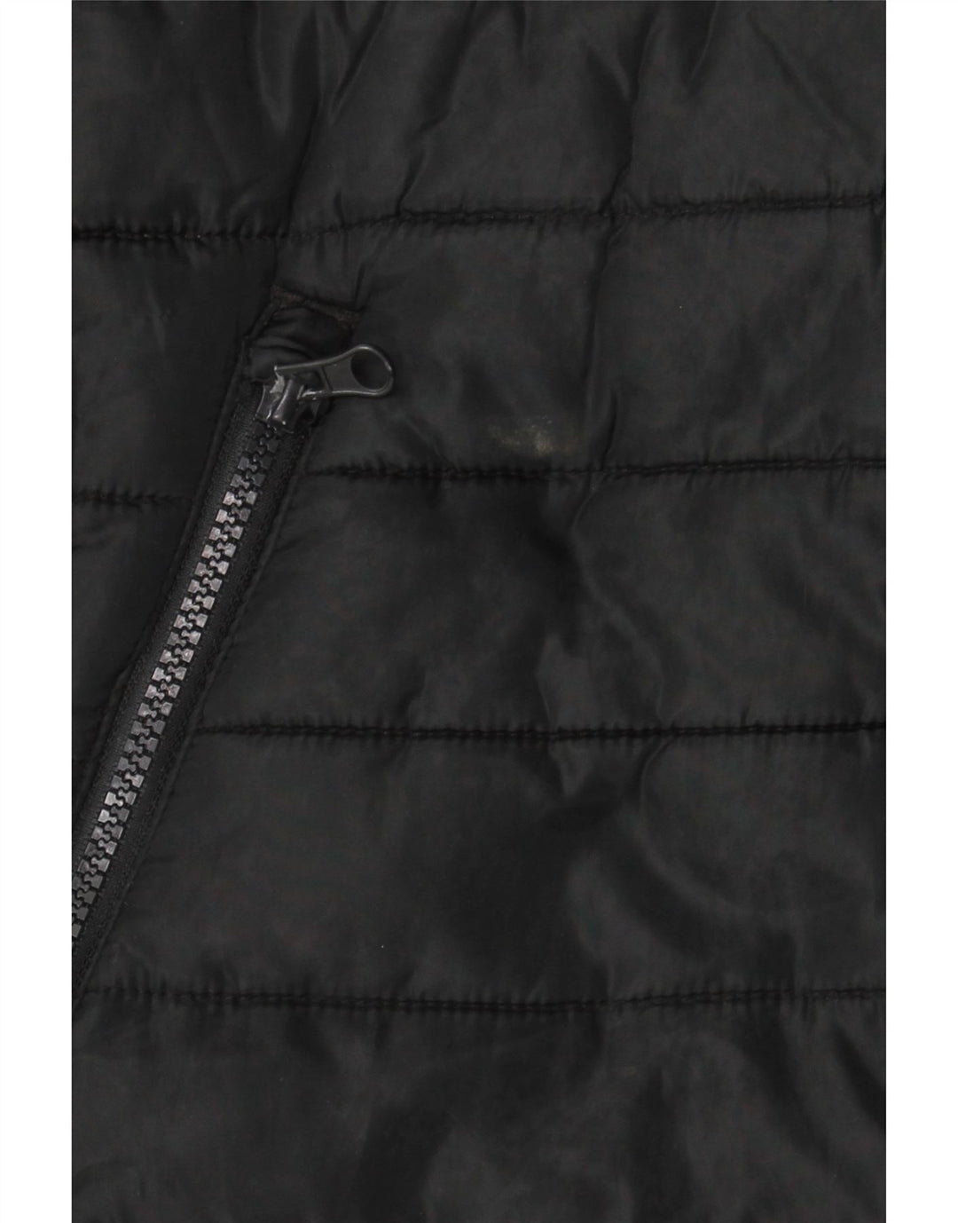 Jack & Jones Herren-Weste mit Kapuze, gepolstert, UK 36, Größe S, Schwarz, Polyester