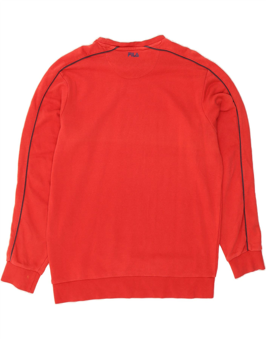FILA Mens Sweatshirt Jumper XL Red Cotton Vintage Fila and Second-Hand Fila from Messina Hembry 