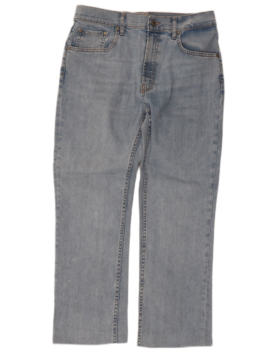 ZARA Damen Straight Jeans EU 40 Medium W30 L26 Blaue Baumwolle