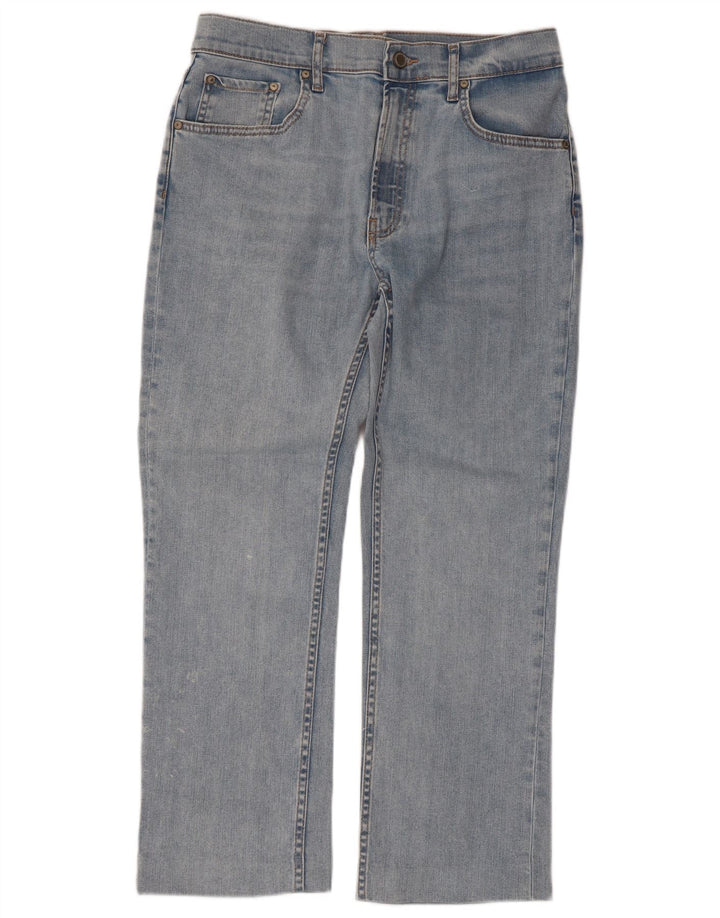 ZARA Damen Straight Jeans EU 40 Medium W30 L26 Blaue Baumwolle