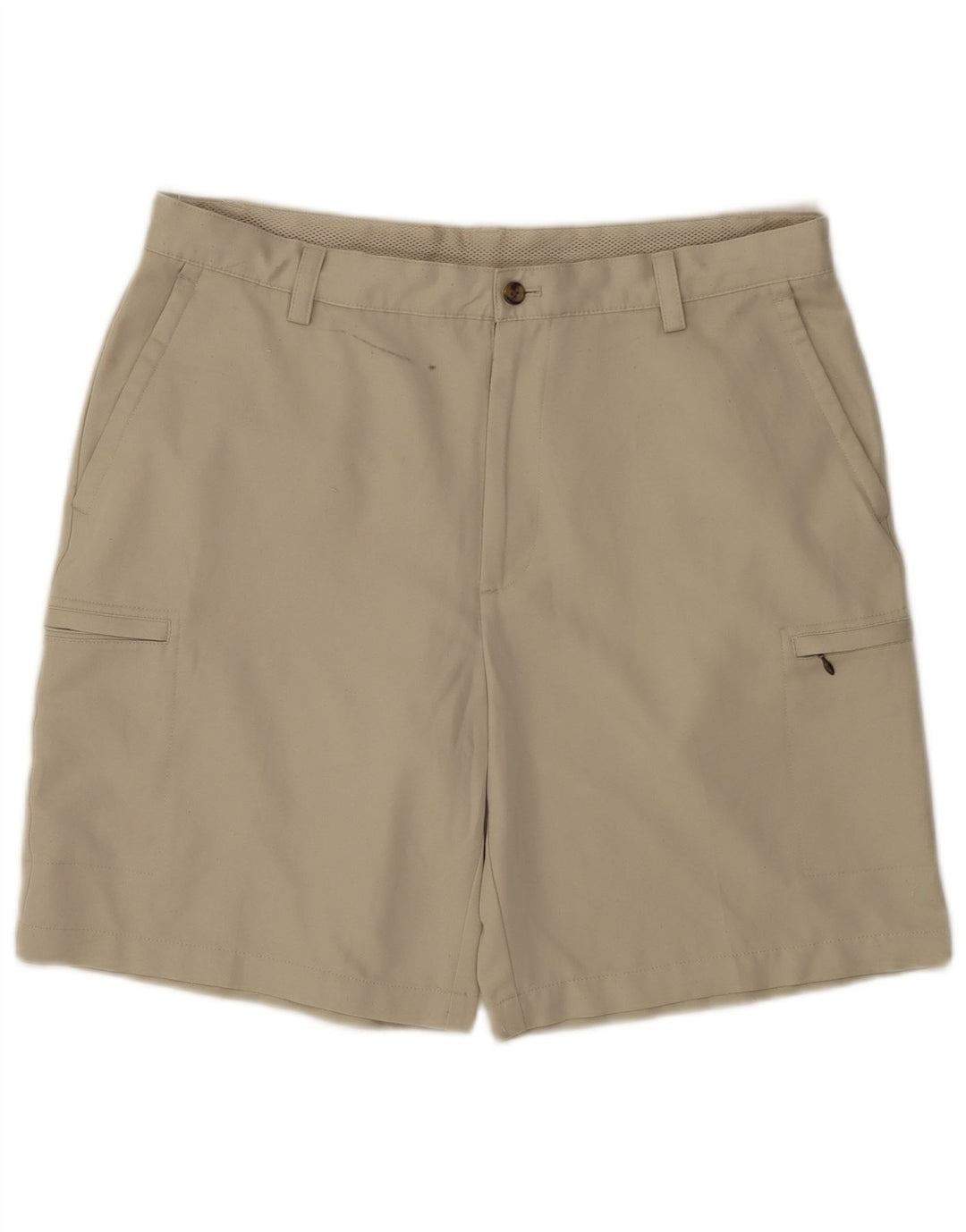 Izod Herren Cargoshorts W36 Large Beige Polyester