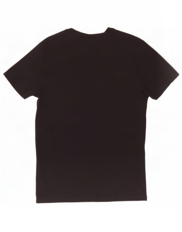 Champion Herren T-Shirt Top Small Schwarz Baumwolle