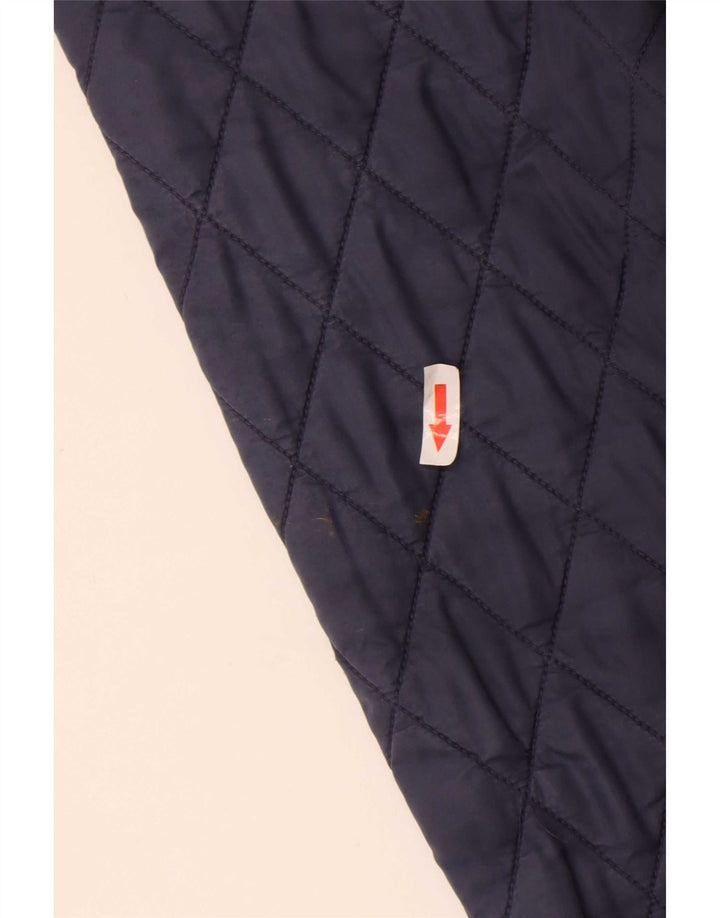 Barbour Damen Steppjacke UK 14 Large Marineblau Polyamid
