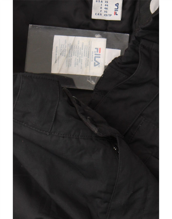 Fila Herren Skihose XS Schwarz Nylon