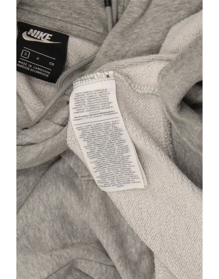 Nike Herren Kapuzenpullover, Größe S, Grau, Baumwolle