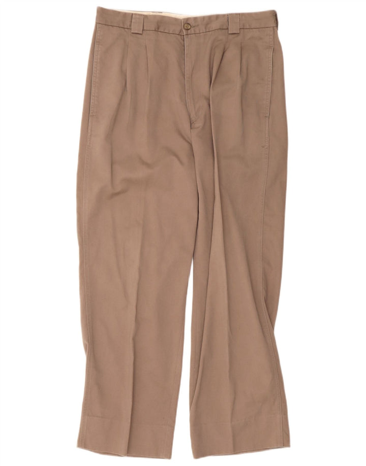 Levi's Damen Pegged Chino-Hose W34 L30 Beige Baumwolle