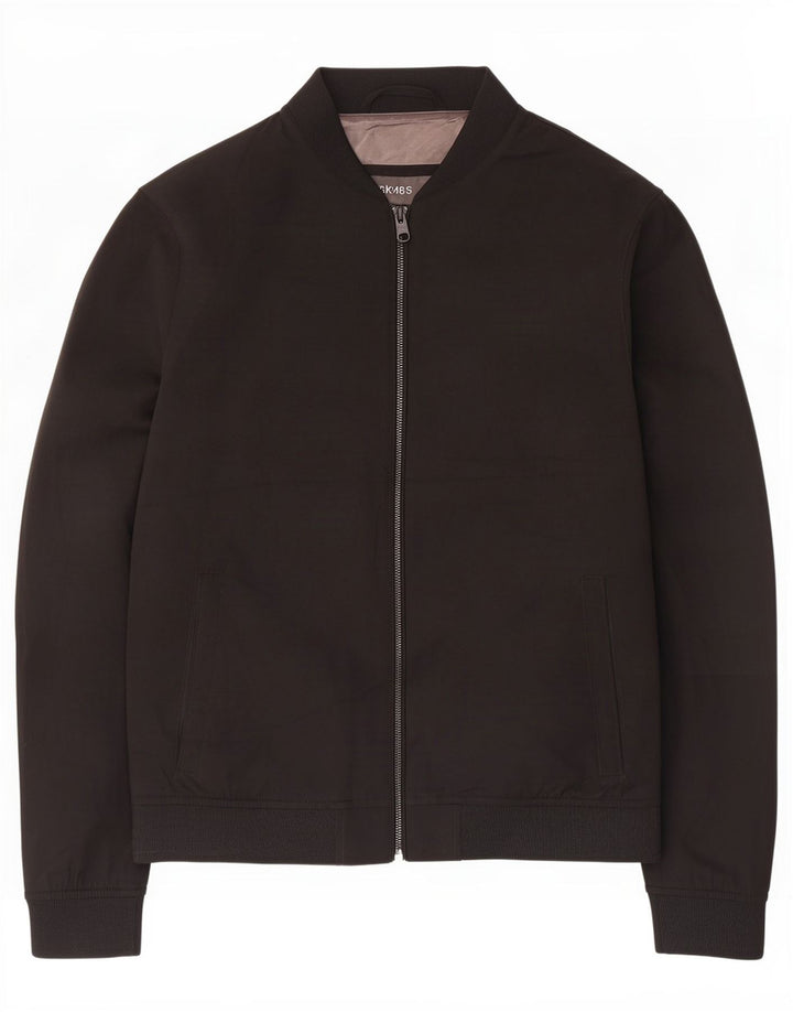 Marks & Spencer Herren Bomberjacke UK 38 Mittelschwarzes Polyester