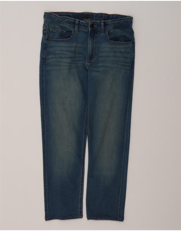 TOMMY HILFIGER Jungen Straight Jeans 15-16 Jahre W29 L26 Blaue Baumwolle