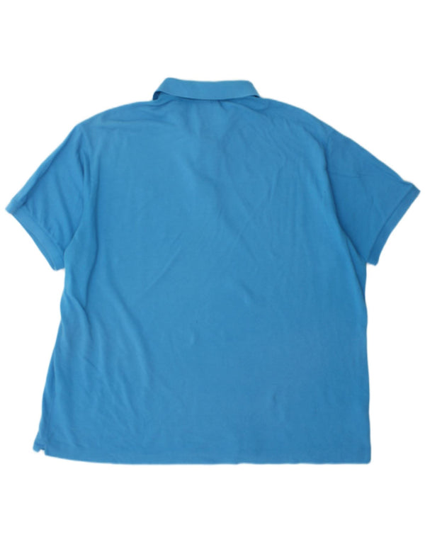Lacoste Herren-Poloshirt mit klassischer Passform, Größe 8 3XL, blaue Baumwolle