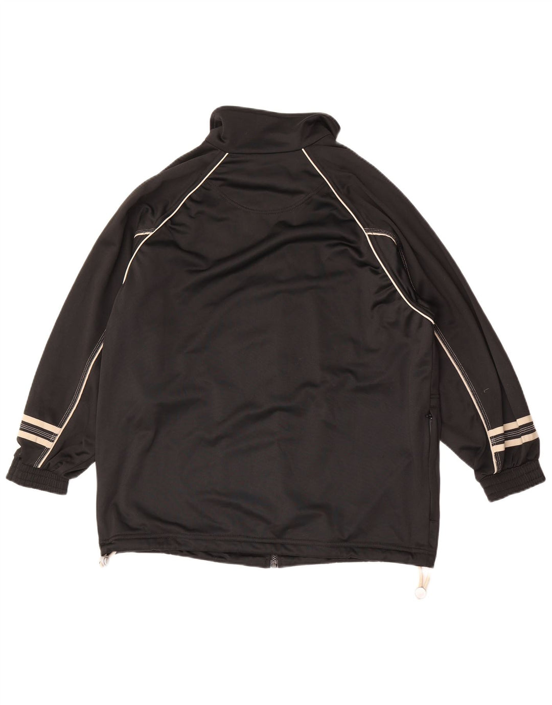 Lotto Herren-Trainingsanzug-Oberteil, Jacke, groß, aus schwarzem Polyester