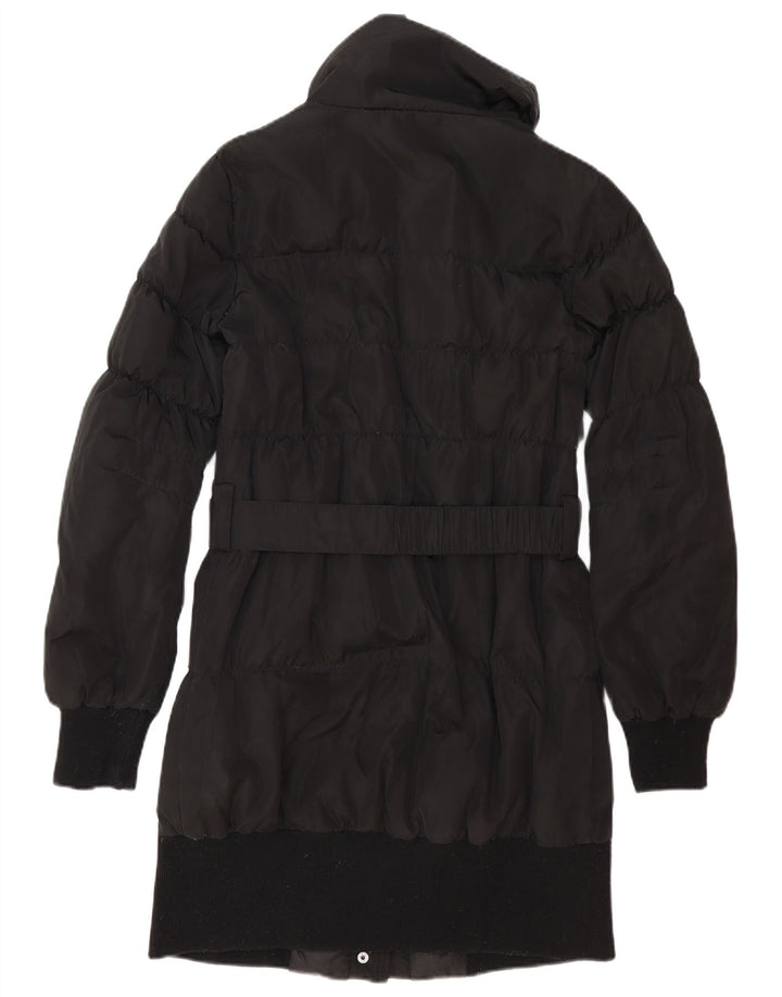 Liu Jo Damen Wattierter Mantel IT 44 Mittelschwarzes Polyester