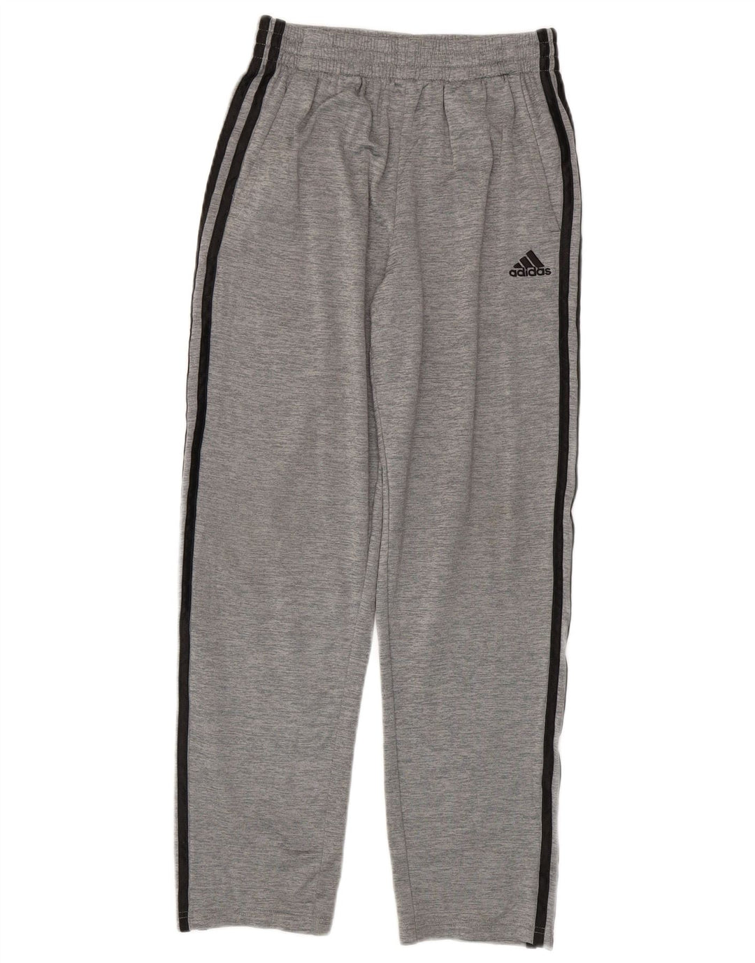 ADIDAS Trainingshose für Jungen, 14–15 Jahre, grau geflecktes Polyester
