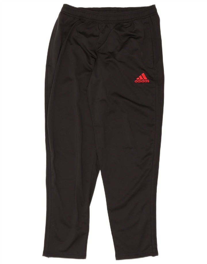 ADIDAS Mens Tracksuit Trousers Large  Black Polyester